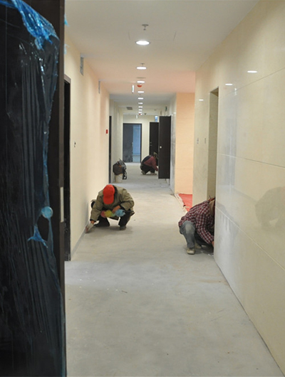 二灘水電大廈開荒清潔